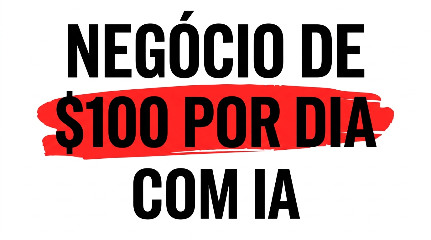 Como usar uma IA gratuita para criar um negócio de $100/dia em menos de 2 horas